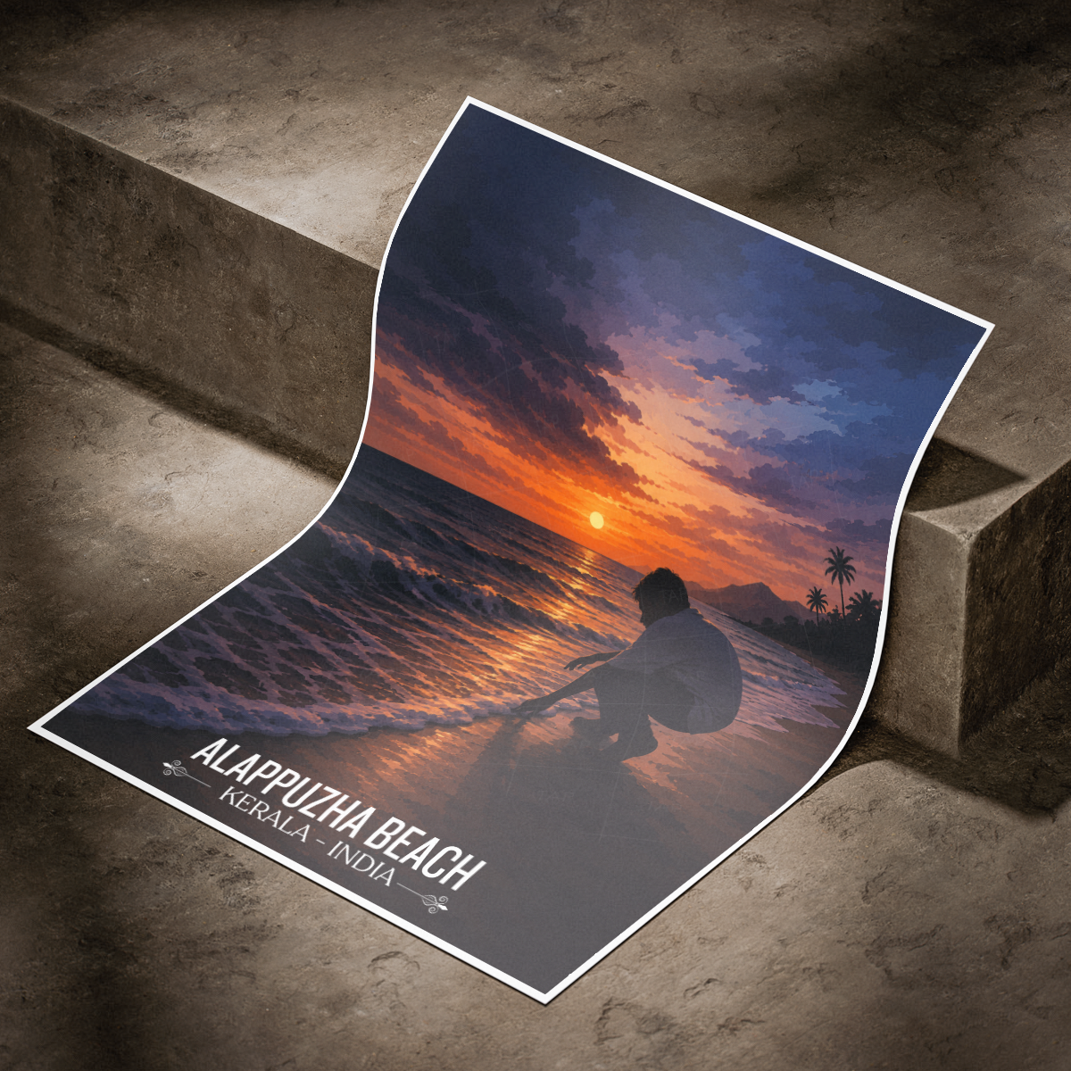 Alappuzha Beach - Kerala - India - Travel Wall Art Print - Art Print - Travel Art Poster