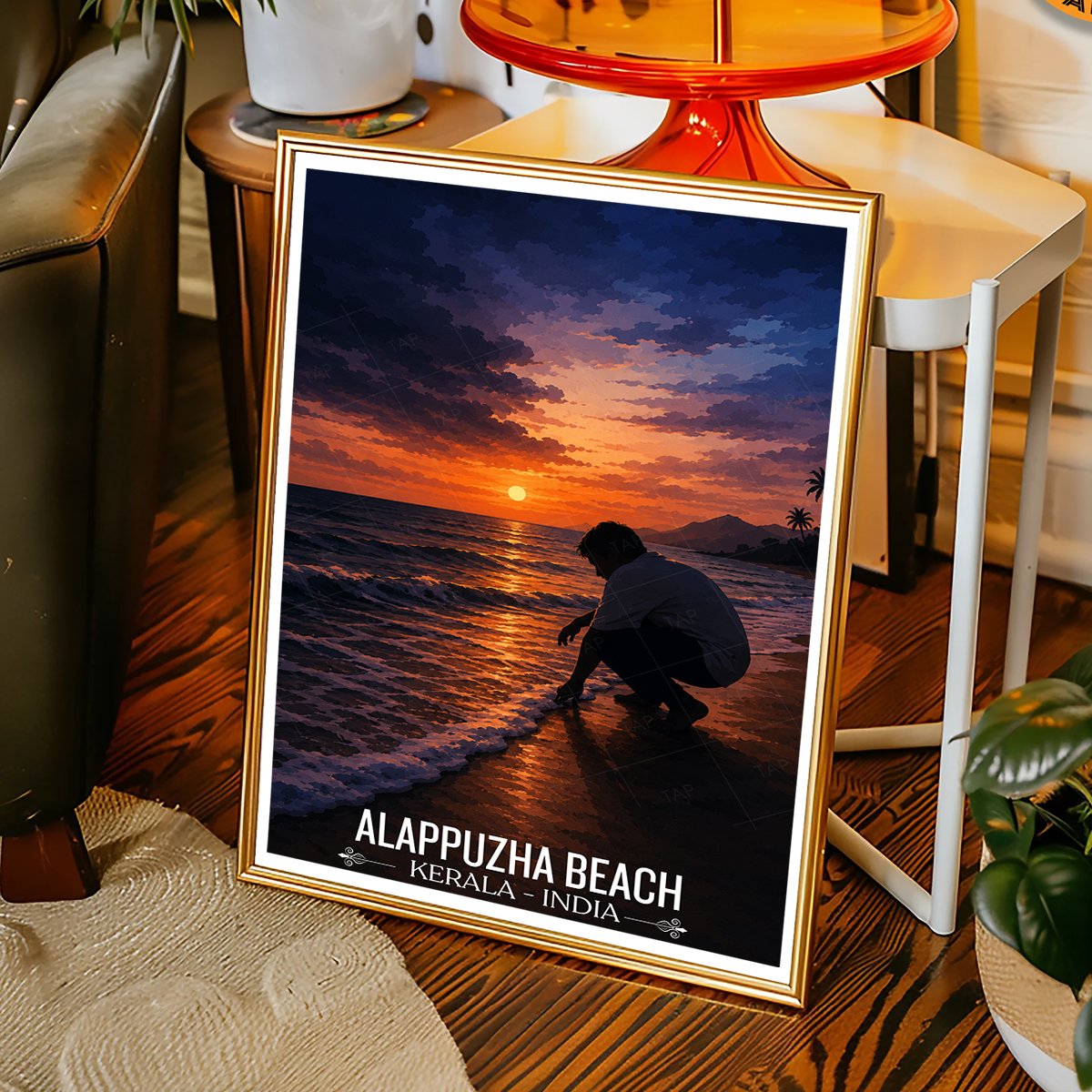 Alappuzha Beach - Kerala - India - Travel Wall Art Print - Art Print - Travel Art Poster