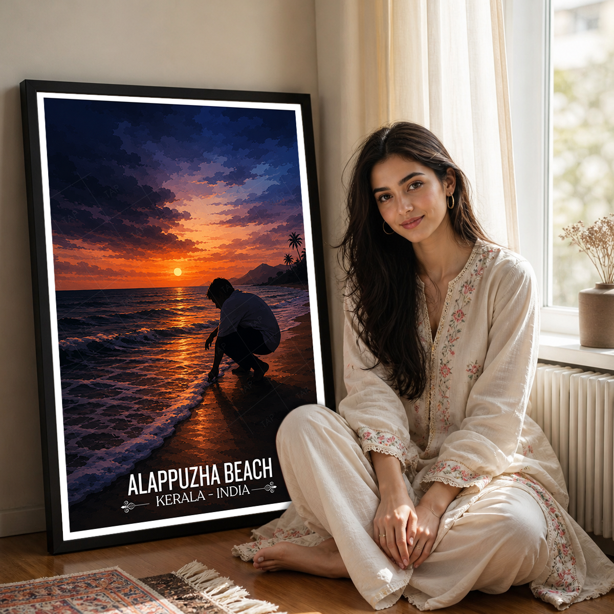 Alappuzha Beach - Kerala - India - Travel Wall Art Print - Art Print - Travel Art Poster