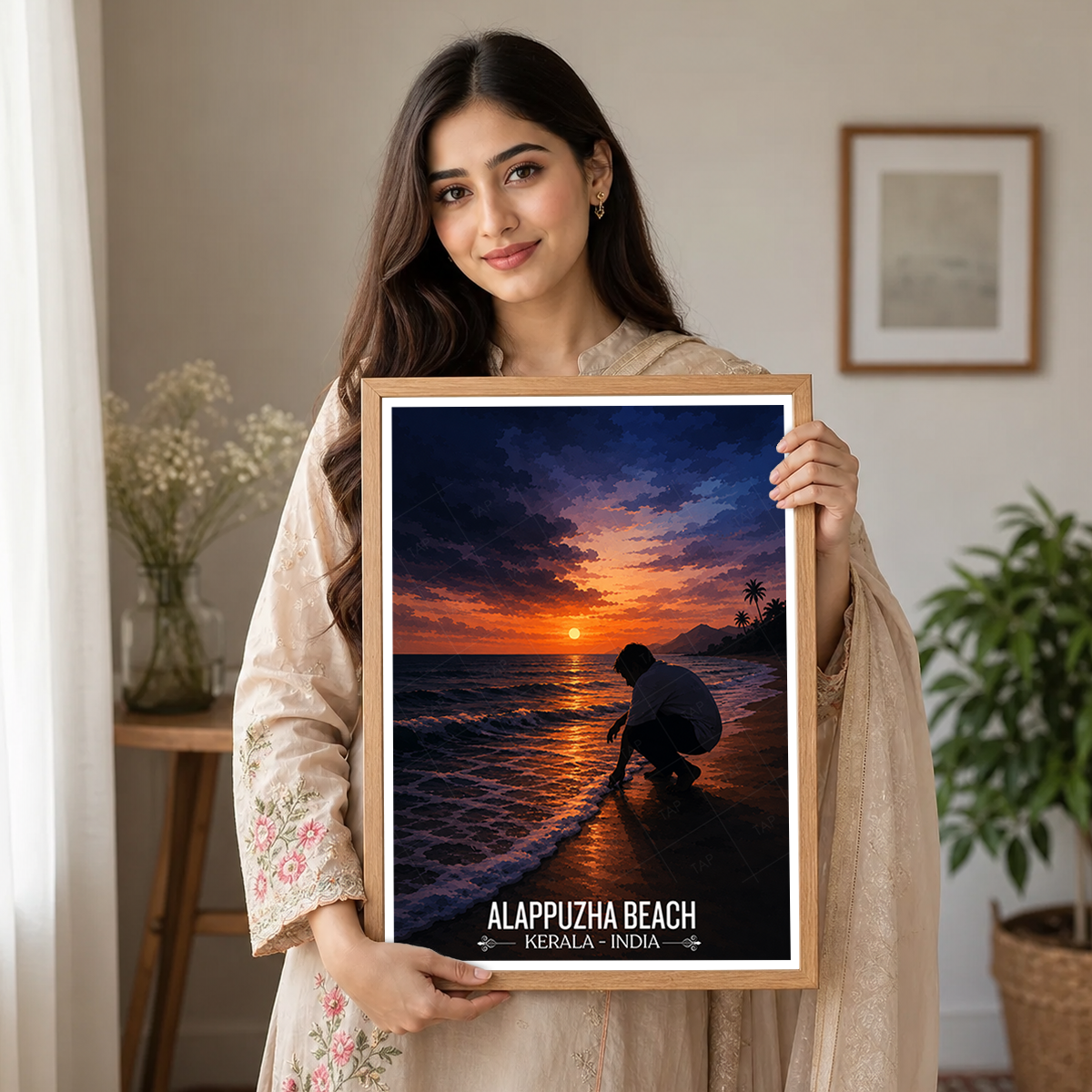 Alappuzha Beach - Kerala - India - Travel Wall Art Print - Art Print - Travel Art Poster