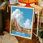 Amber Fort - Rajasthan - India - Travel Wall Art Print - Art Print - Travel Art Poster