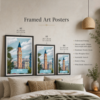 Big Ben - Kolkata - India - Travel Wall Art Print - Art Print - Travel Art Poster