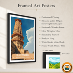 Bijay Stambh - Rajasthan - India - Travel Wall Art Print - Art Print - Travel Art Poster