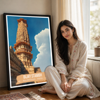 Bijay Stambh - Rajasthan - India - Travel Wall Art Print - Art Print - Travel Art Poster
