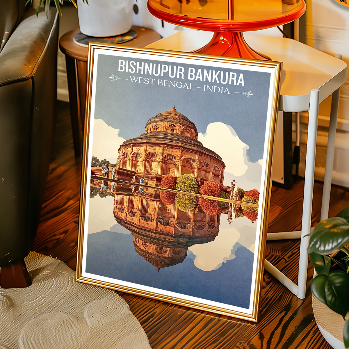 Bishnupur Bankura - West Bengal - India - Travel Wall Art Print - Art Print - Travel Art Poster