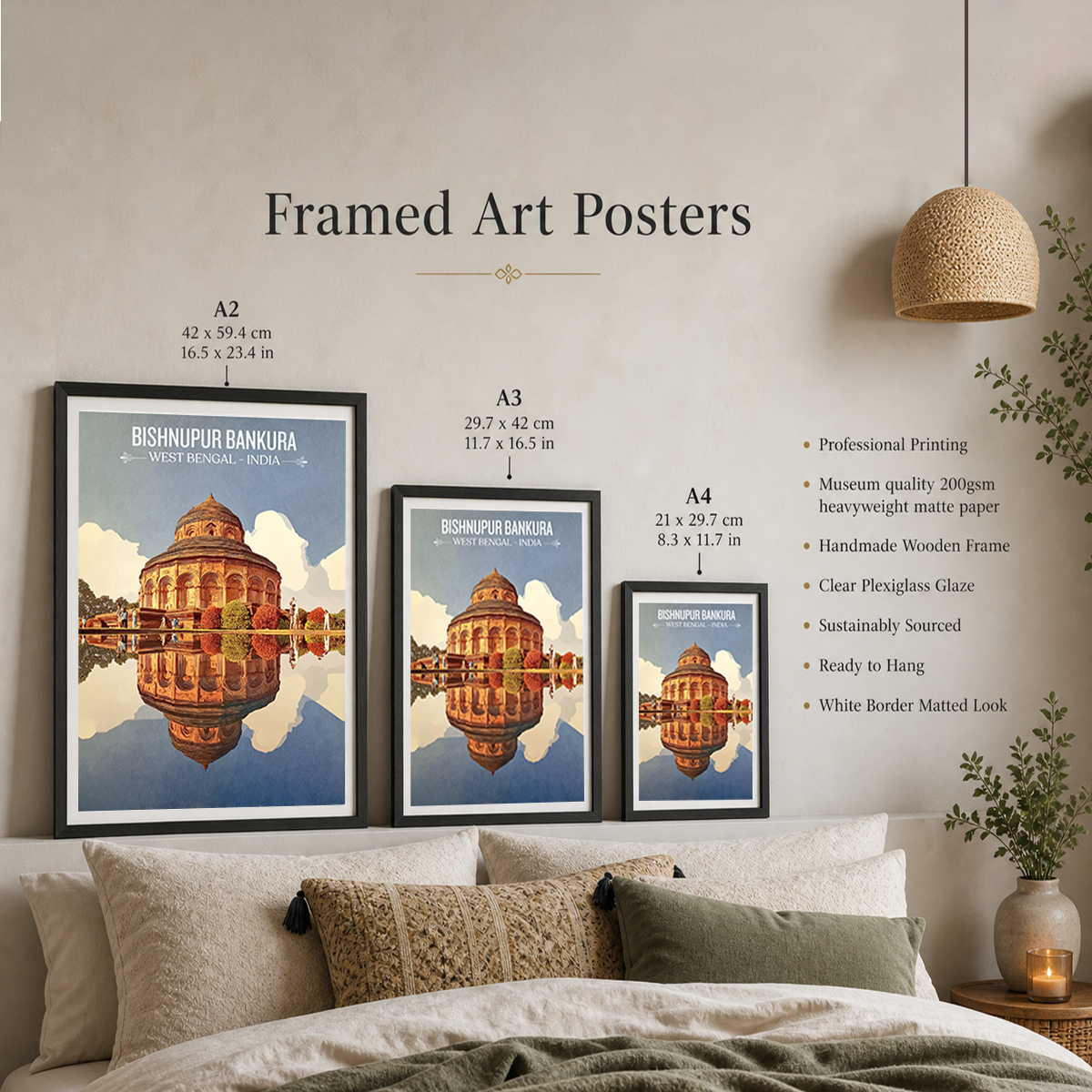 Bishnupur Bankura - West Bengal - India - Travel Wall Art Print - Art Print - Travel Art Poster