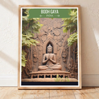 Bodh Gaya - Bihar - India - Travel Wall Art Print - Art Print - Travel Art Poster