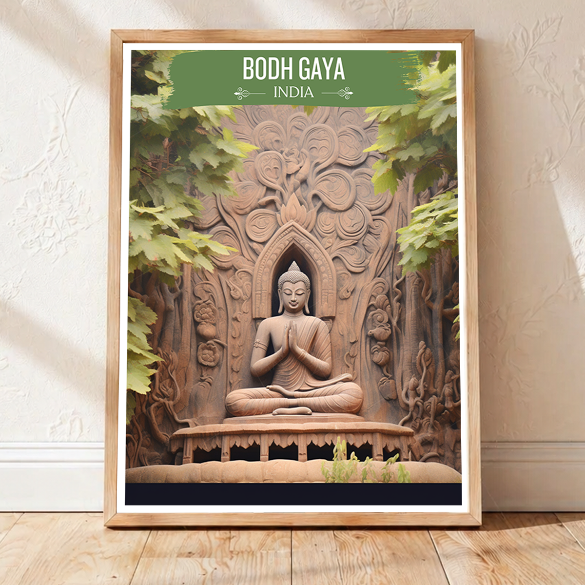 Bodh Gaya - Bihar - India - Travel Wall Art Print - Art Print - Travel Art Poster
