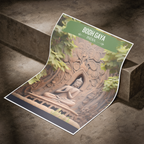Bodh Gaya - Bihar - India - Travel Wall Art Print - Art Print - Travel Art Poster