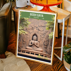 Bodh Gaya - Bihar - India - Travel Wall Art Print - Art Print - Travel Art Poster