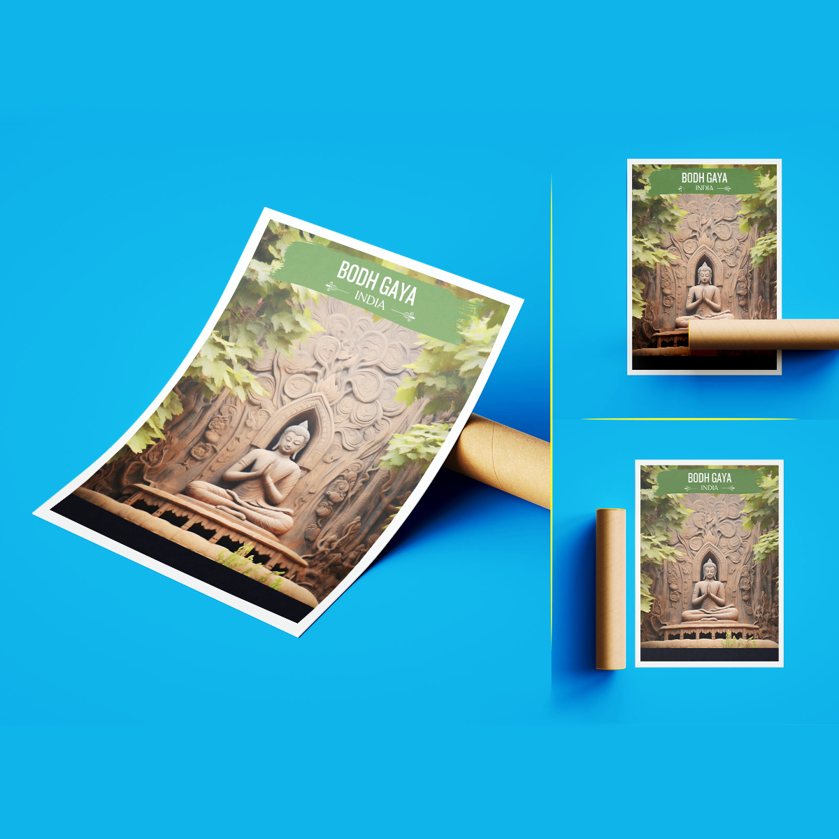 Bodh Gaya - Bihar - India - Travel Wall Art Print - Art Print - Travel Art Poster