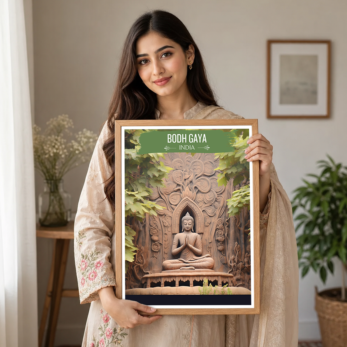 Bodh Gaya - Bihar - India - Travel Wall Art Print - Art Print - Travel Art Poster