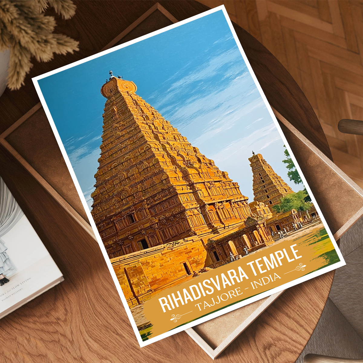 Rihadisvara Temple - Tajjore - India - Travel Wall Art Print Poster - Art Print - Travel Art Poster