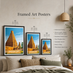 Rihadisvara Temple - Tajjore - India - Travel Wall Art Print Poster - Art Print - Travel Art Poster