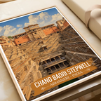 Chand Baori Stepwell - Abhaneri - India - Travel Wall Art Print Poster - Art Print - Travel Art Poster