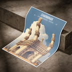 Charminar Mosque - Hyderabad - India - Travel Wall Art Print Poster - Art Print - Travel Art Poster