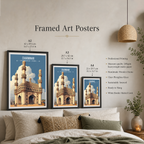 Charminar Mosque - Hyderabad - India - Travel Wall Art Print Poster - Art Print - Travel Art Poster