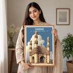 Charminar Mosque - Hyderabad - India - Travel Wall Art Print Poster - Art Print - Travel Art Poster