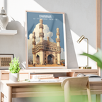 Charminar Mosque - Hyderabad - India - Travel Wall Art Print Poster - Art Print - Travel Art Poster
