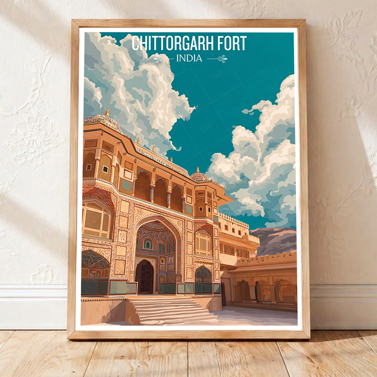 Chittorgarh Fort - Rajasthan - India - Travel Wall Art Print Poster - Art Print - Travel Art Poster