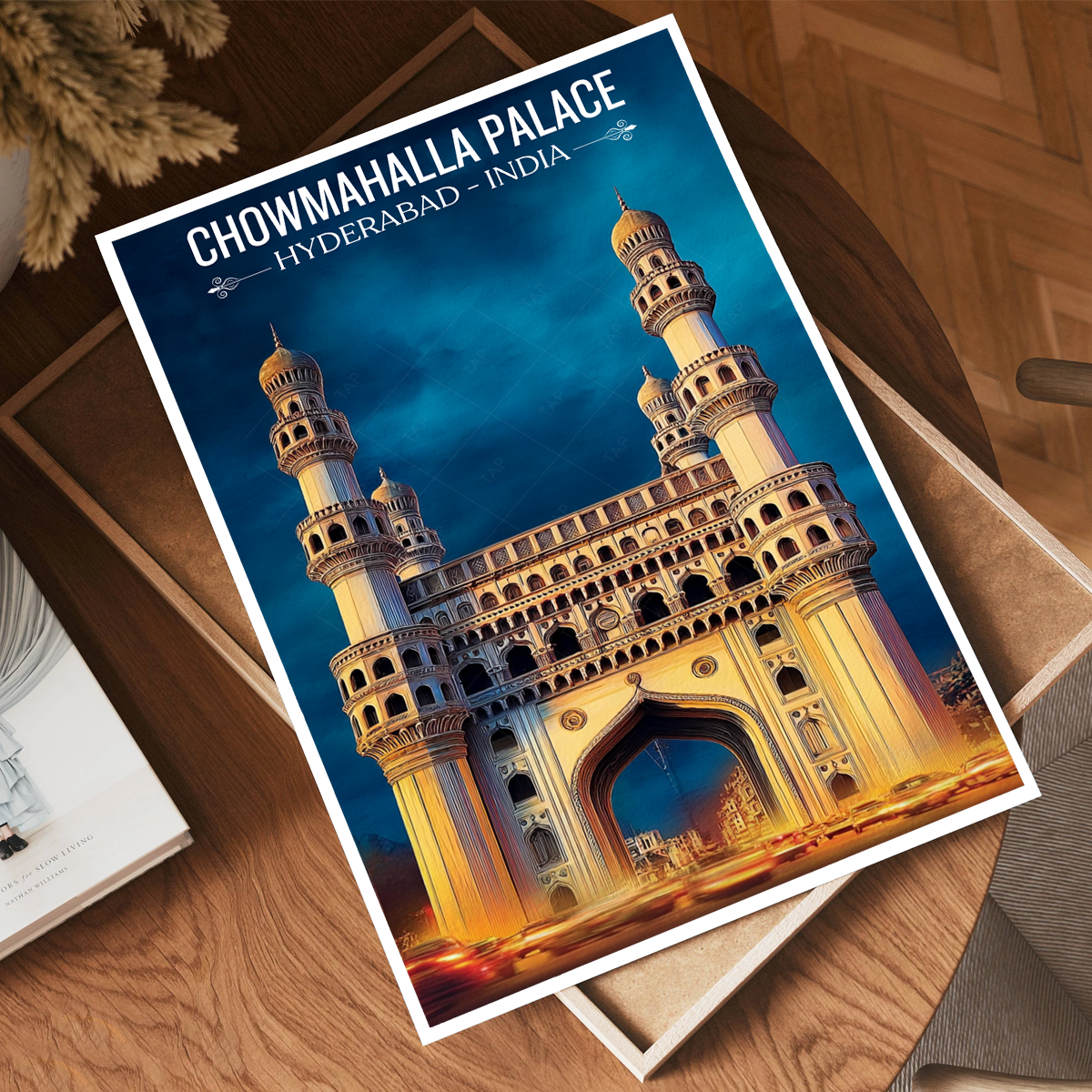 Chowmahallah Palace - Hyderabad - India - Travel Wall Art Print Poster - Art Print - Travel Art Poster