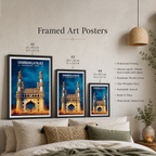 Chowmahallah Palace - Hyderabad - India - Travel Wall Art Print Poster - Art Print - Travel Art Poster