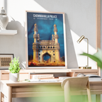 Chowmahallah Palace - Hyderabad - India - Travel Wall Art Print Poster - Art Print - Travel Art Poster