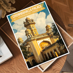 Chowmahallah Nizam Palace - Hyderabad - India - Travel Wall Art Print Poster - Art Print - Travel Art Poster