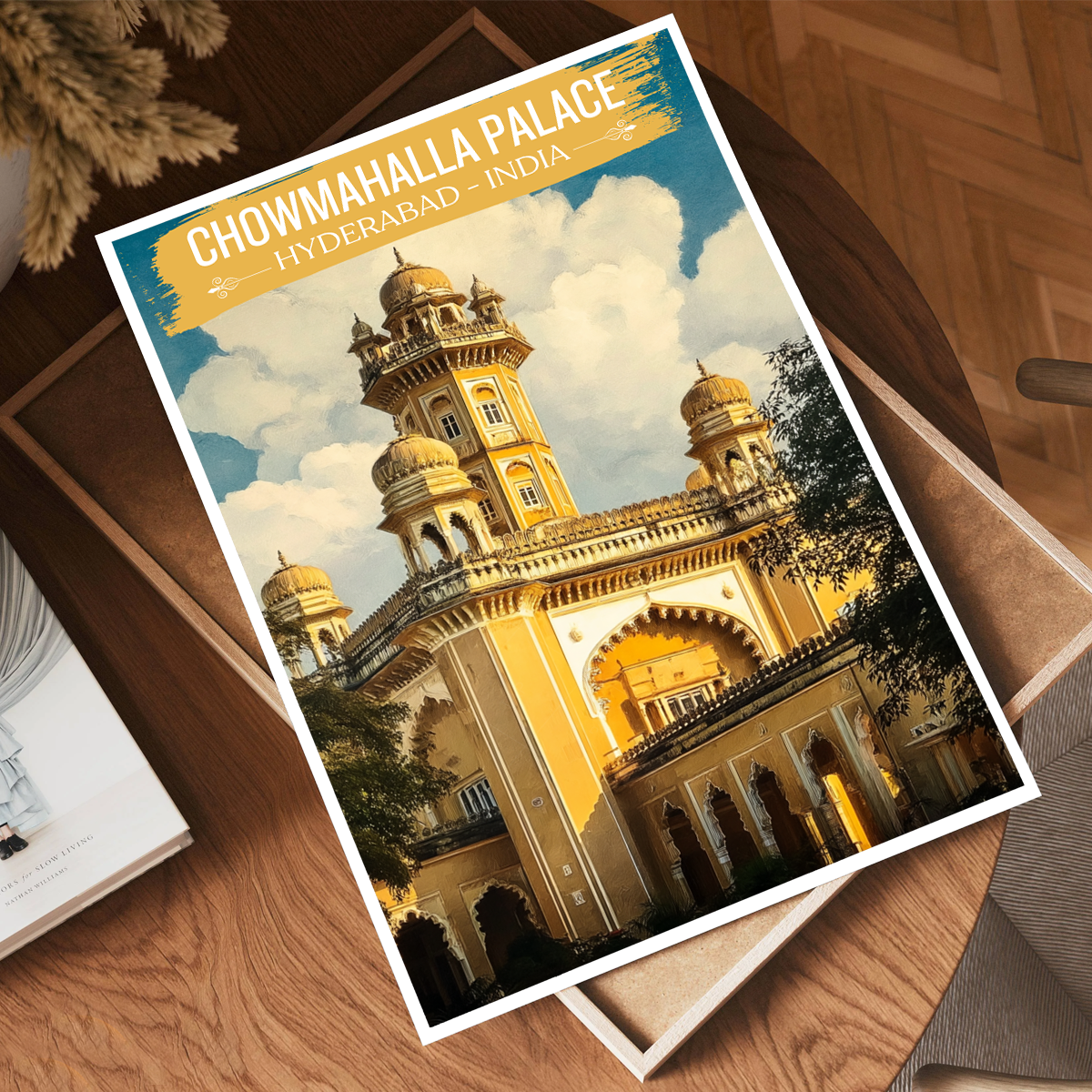 Chowmahallah Nizam Palace - Hyderabad - India - Travel Wall Art Print Poster - Art Print - Travel Art Poster