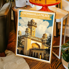 Chowmahallah Nizam Palace - Hyderabad - India - Travel Wall Art Print Poster - Art Print - Travel Art Poster