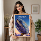 Cybertecture Egg - Mumbai - India - Travel Wall Art Print Poster - Art Print - Travel Art Poster