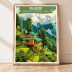 Dalhousie - Himachal Pradesh - India - Travel Wall Art Print Poster - Art Print - Travel Art Poster