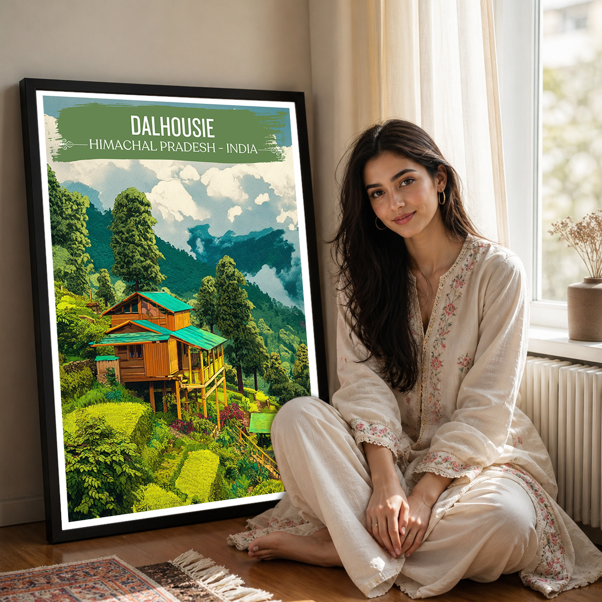 Dalhousie - Himachal Pradesh - India - Travel Wall Art Print Poster - Art Print - Travel Art Poster