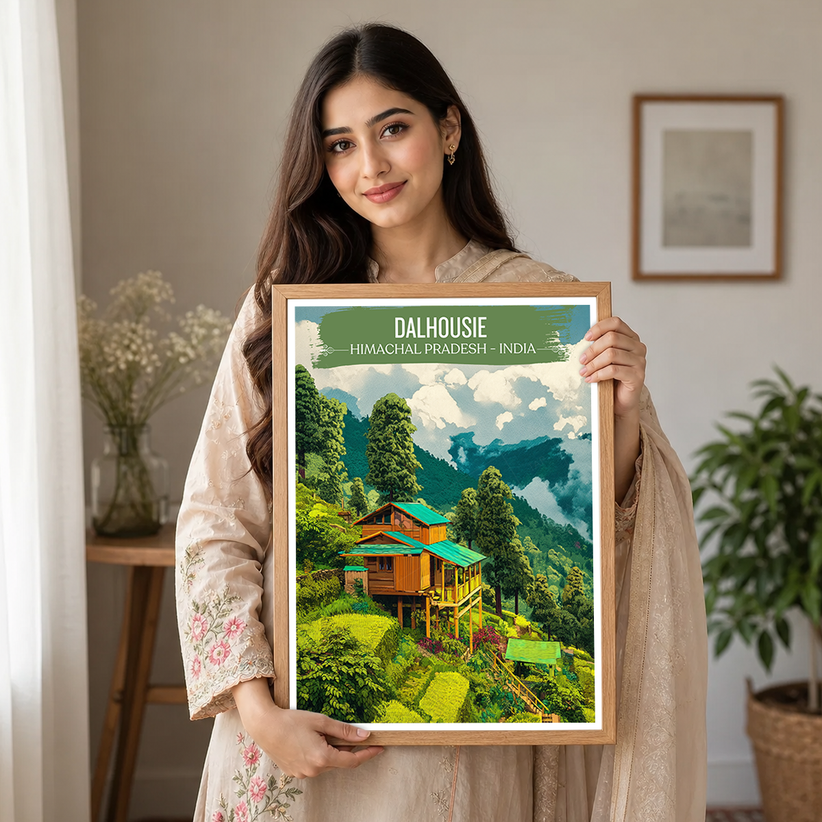 Dalhousie - Himachal Pradesh - India - Travel Wall Art Print Poster - Art Print - Travel Art Poster