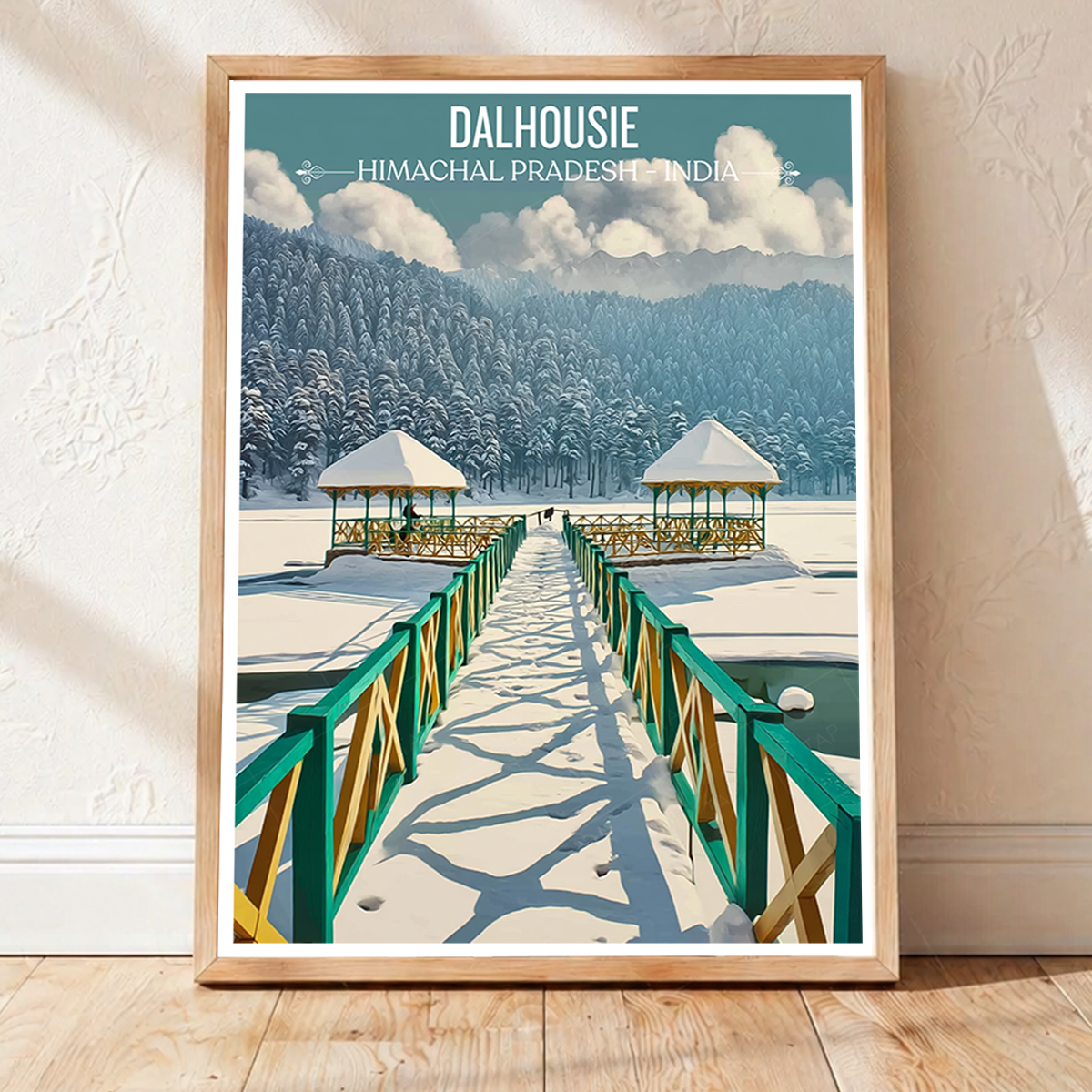 Dalhousie Resort - Himachal Pradesh - India - Travel Wall Art Print Poster - Art Print - Travel Art Poster