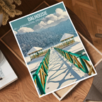 Dalhousie Resort - Himachal Pradesh - India - Travel Wall Art Print Poster - Art Print - Travel Art Poster