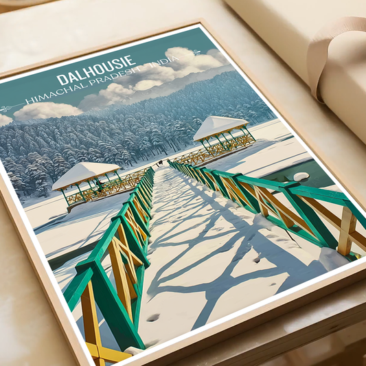 Dalhousie Resort - Himachal Pradesh - India - Travel Wall Art Print Poster - Art Print - Travel Art Poster