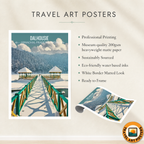 Dalhousie Resort - Himachal Pradesh - India - Travel Wall Art Print Poster - Art Print - Travel Art Poster