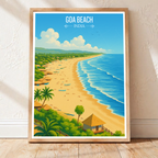 Goa Beach - India - Travel Wall Art Print Poster - Art Print - Travel Art Poster