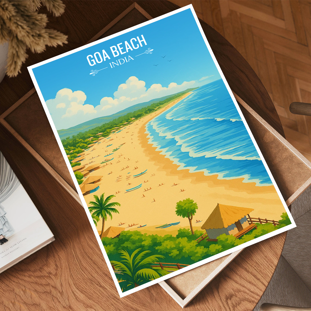 Goa Beach - India - Travel Wall Art Print Poster - Art Print - Travel Art Poster