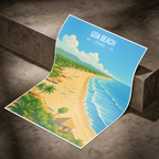 Goa Beach - India - Travel Wall Art Print Poster - Art Print - Travel Art Poster