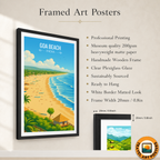 Goa Beach - India - Travel Wall Art Print Poster - Art Print - Travel Art Poster
