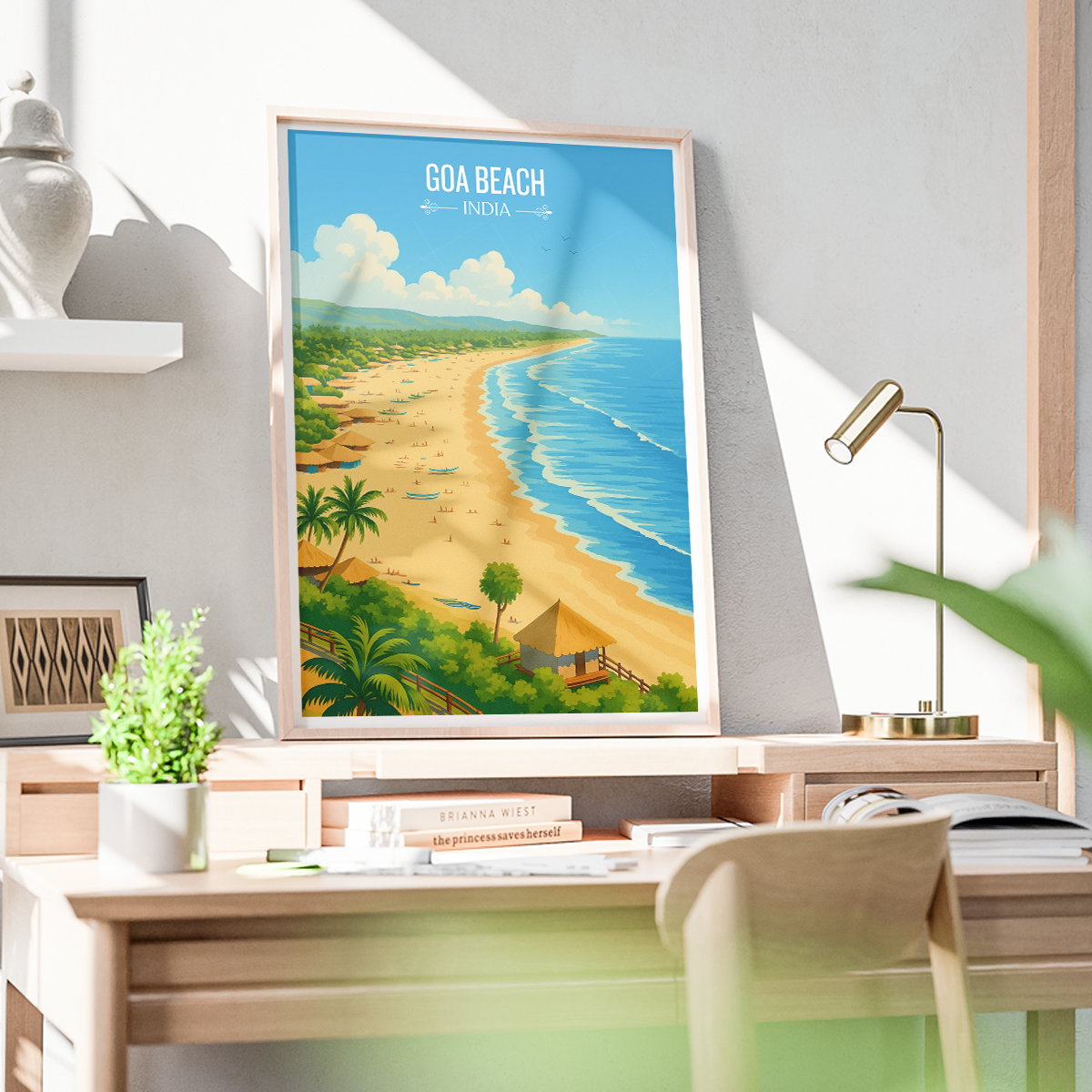 Goa Beach - India - Travel Wall Art Print Poster - Art Print - Travel Art Poster