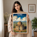 Gol Gumbaz - Bijapur - Travel Wall Art Print Poster - Art Print - Travel Art Poster