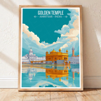 Golden Temple - Amritsar - Travel Wall Art Print Poster - Art Print - Travel Art Poster