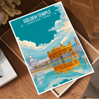 Golden Temple - Amritsar - Travel Wall Art Print Poster - Art Print - Travel Art Poster
