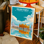 Golden Temple - Amritsar - Travel Wall Art Print Poster - Art Print - Travel Art Poster
