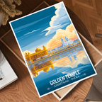 Golden Temple Harmandir Sahib - Amritsar - Travel Wall Art Print Poster - Art Print - Travel Art Poster