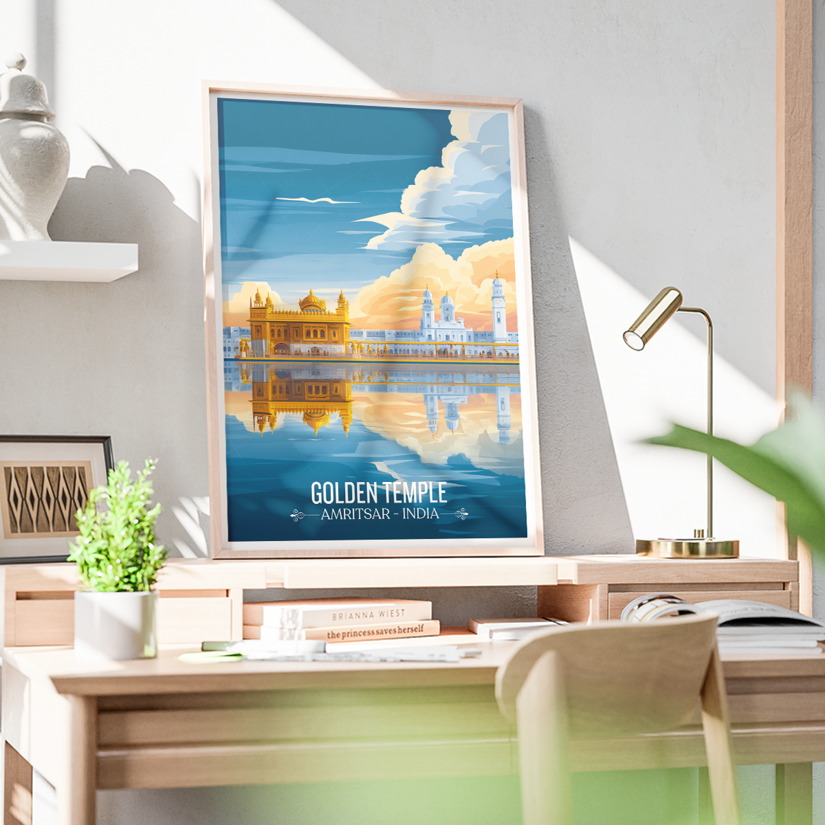 Golden Temple Harmandir Sahib - Amritsar - Travel Wall Art Print Poster - Art Print - Travel Art Poster
