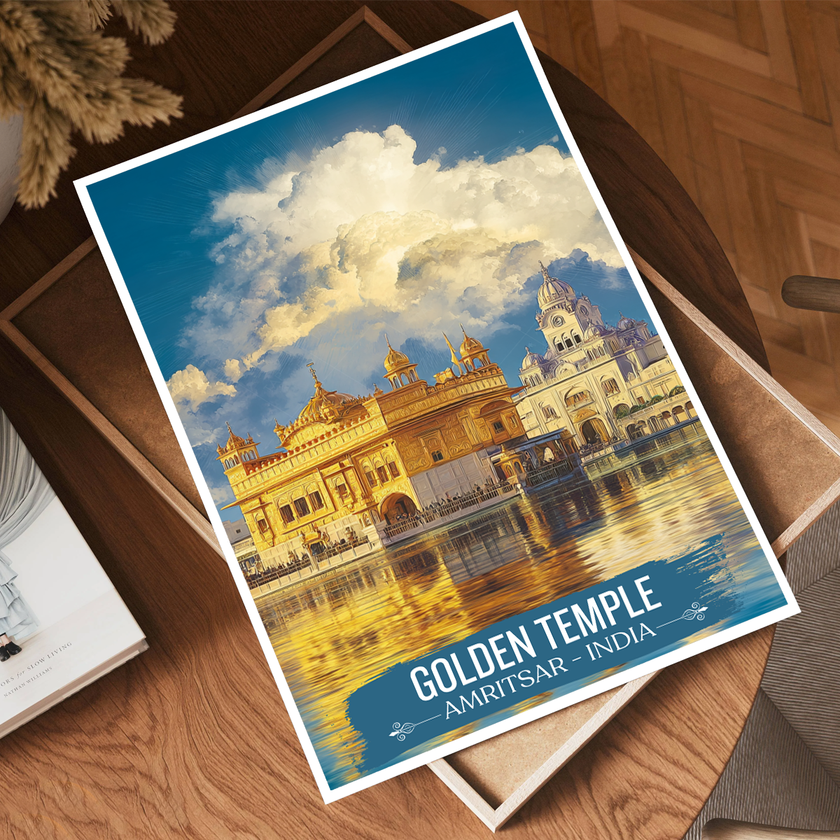 Golden Temple Sri Darbar Sahib - Amritsar - Travel Wall Art Print Poster - Art Print - Travel Art Poster